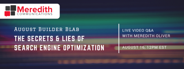 August Builder Blab