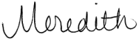 Meredith Oliver Signature
